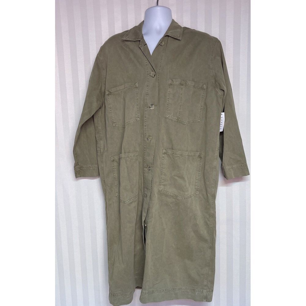 Velvet Heart‎ Coat, Olive Green, cute sz small Oversized